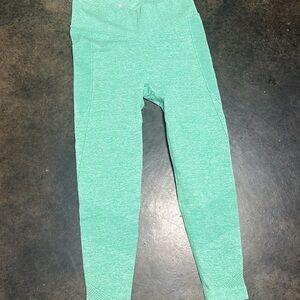 Kids Green Leggings